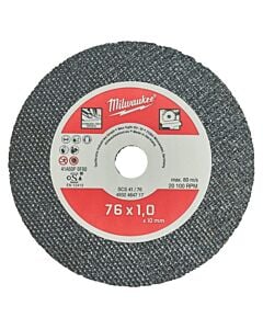 Buy Milwaukee Thin Metal Cutting Disc PRO+ SCS41 / 76mm X 1mm - 5pcs by Milwaukee for only £7.20