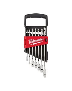 Buy Milwaukee 4932464993 MAX BITE™ 7 pcs Ratcheting Combination Spanner Set by Milwaukee for only £70.67