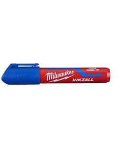 Buy Milwaukee 4932471557 INKZALL Blue L Chisel Tip Marker by Milwaukee for only £2.99
