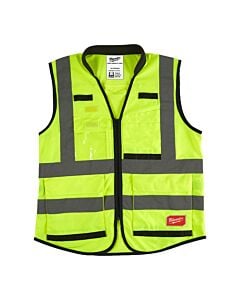 Buy Milwaukee Premium Hi-Visibility Vest - Yellow (2XL/3XL) by Milwaukee for only £18.73