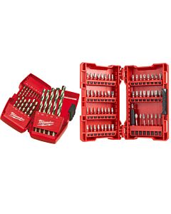 Buy Milwaukee 4932478905 Shockwave Screwdriver Bits and Thunderweb Drill Bits Set - 76pk by Milwaukee for only £93.08