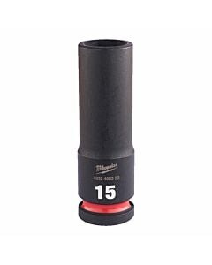 Buy Milwaukee Hex Impact socket SHOCKWAVE™ 1/2 deep - 1pc-15mm by Milwaukee for only £5.60