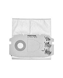 Buy Festool 498411 Selfclean Filter Bag SC FIS-CT MIDI/5 by Festool for only £15.22