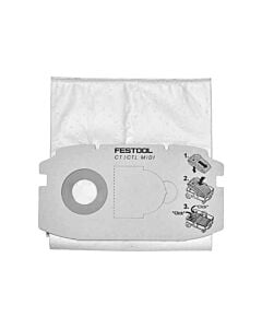 Buy Festool 498410 Selfclean Filter Bag SC FIS-CT MINI/5 by Festool for only £11.59