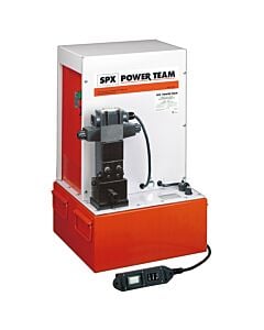 Buy Power Team PQ1204S 400 Ton Two-Speed Electric Hydraulic Pump - 1.6L/Min Double-Acting by SPX for only £5,468.39