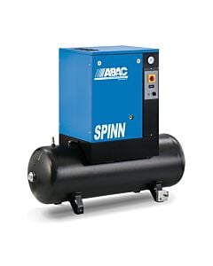 Buy ABAC 4152054967 Screw Air Compressor - SPINN4 10 400/50K 200 E CE Receiver Mounted 200L 18.2CFM 10Bar 5.5HP by ABAC for only £3,283.20
