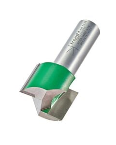 Buy Trend C033X1/2TC Two Flute Cutter 25.4mm diameter - 1/2" Shank by Trend for only £5.46