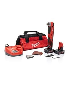 Buy Milwaukee C12MT-402B M12 12V Multi-Tool Kit - 2x 4Ah Batteries, Charger and Bag by Milwaukee for only £342.38