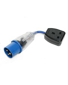 Buy SGS Fly Lead Socket Converter 16A Lead to 13A Socket by SGS for only £7.19