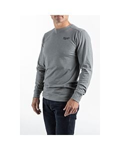 Buy Milwaukee HT LS GR Long Sleeve Hybrid T-Shirt - Grey by Milwaukee for only £35.99