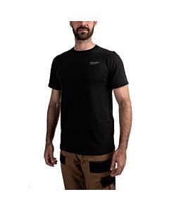 Buy Milwaukee HT SS BL Hybrid T-Shirt - Black by Milwaukee for only £21.60