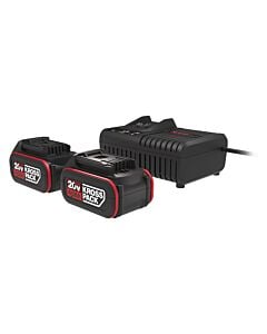 Buy Kress KAD21 2 x 20V 4.0Ah KrossPack Battery pack, 6A Charger & Colour box by Kress for only £149.00