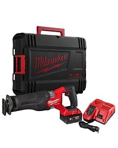 Buy Milwaukee M18FSZ-501X FUEL Sawzall Reciprocating Saw Kit with 5Ah Battery Charger and Case by Milwaukee for only £277.20