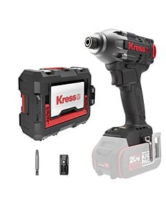 Buy Kress KUB60.91 20V Brushless Impact driver, 230Nm, Bare tool & Stacking case by Kress for only £129.00