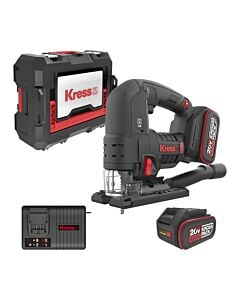 Buy Kress KUE26 20V Brushless Jigsaw, 2 x 4.0Ah, 6A Charger & Stacking case by Kress for only £329.00