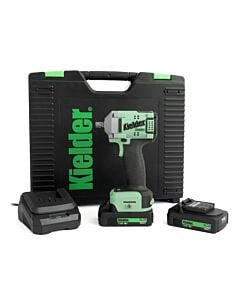 Buy Kielder KWT-075-02 TYPE18 3/8in 18v Ultra Compact Impact Wrench, 2 2.0Ah Batteries, Charger, Case by Kielder for only £119.99