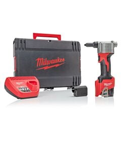 Buy Milwaukee M12BPRT-201X Pop Rivet Tool Kit by Milwaukee for only £199.87