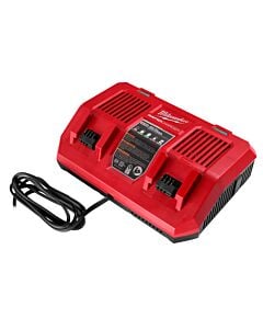 Buy Milwaukee M18DFC Dual Bay Fast Charger - Simultaneous Charging 6Ah Charge Rate For all M18 Batteries by Milwaukee for only £118.99
