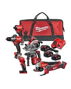 Buy Milwaukee M18FPP7A3-503B M18 FUEL 7 Piece Power Tool Kit by Milwaukee for only £1,078.79