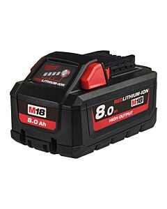 Buy Milwaukee M18HB8 M18 18V 8Ah High Output Battery by Milwaukee for only £123.40
