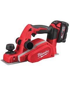 Buy Milwaukee M18 Planer With 2 x 4.0ah batteries, charger and Kit Box by Milwaukee for only £339.00