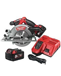 Buy Milwaukee M18CCS55-502 M18 FUEL™ 18V 165mm Circular Saw Kit - 2x 5Ah Batteries and Charger by Milwaukee for only £296.39