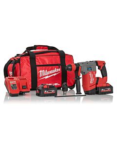Buy Milwaukee M18CHPX-552B M18 FUEL™ 18V SDS+ Hammer Drill - 2x 5.5Ah Batteries, Charger and Bag by Milwaukee for only £510.71