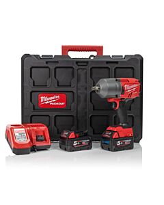 Buy Milwaukee M18FHIWF12-502P Gen2 18V 1/2 1898Nm Impact Wrench 2 x 18V 5.0Ah Batteries Charger and PACKOUT Case Kit by Milwaukee for only £390.72