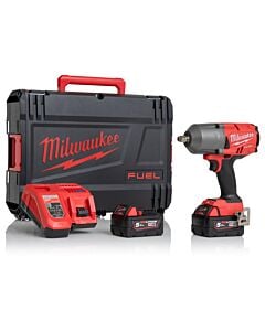 Buy Milwaukee M18FHIWF12-502X M18 FUEL 18V 1/2in 1898Nm Impact Wrench Kit - 2x 5Ah Batteries, Charger and Case by Milwaukee for only £339.60