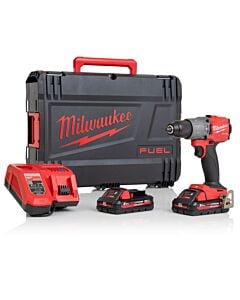 Buy Milwaukee M18FPD2-302X M18 FUEL™ 18V Combi Drill Kit - 2x 3Ah Batteries, Charger and Case by Milwaukee for only £292.93