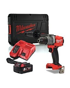 Buy Milwaukee M18FPD2-501X M18 FUEL™ 18V Combi Drill Kit - 5Ah Battery, Charger and Case by Milwaukee for only £204.60