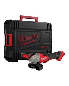 Buy Milwaukee M18FSAGV115XPDB-0X M18 FUEL™ 18V 115mm Paddle Switch Angle Grinder (Body Only) With Case by Milwaukee for only £155.51