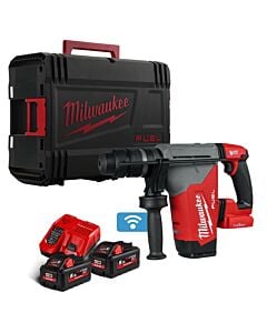 Buy Milwaukee M18ONEFHPX-552X M18 FUEL™ ONE-KEY™ 18V SDS+ Hammer Drill Kit - 2x 5.5Ah, Batteries, Charger and Case by Milwaukee for only £623.45