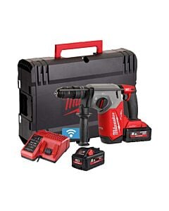 Buy Milwaukee M18ONEFHX-552X 18V FUEL ONE-KEY SDS Hammer Drill with 2x 5.5Ah Batteries, Charger & Case by Milwaukee for only £472.99