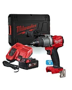 Buy Milwaukee M18ONEPD2-501X M18 FUEL™ ONE-KEY™ 18V Combi Drill Kit - 5Ah Battery, Charger and Case by Milwaukee for only £227.88