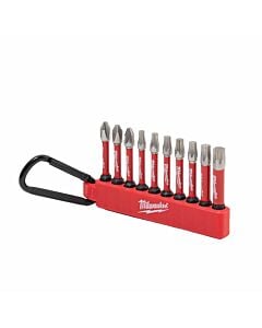 Buy Milwaukee 4932480941 Screwdrived Bits set with Carabiner Set -10pcs by Milwaukee for only £4.39
