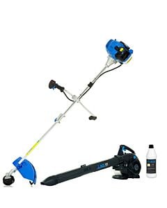 Buy SGS 52cc Petrol Grass Trimmer 26cc 3-in-1 Petrol Leaf Blower Vacuum and Mulcher & 1L Premium Grade 2 Stroke Oil by SGS for only £195.83