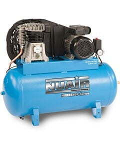 Buy Nuair 100 Litre Professional Belt Drive Stationary Air Compressor - 12.5 CFM 3 HP by Nuair for only £592.80