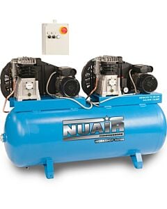 Buy Nuair S-36NW505FPS147 270 Litre Belt Drive Tandem NB38C TD - 3+3Hp 10 Bar 230v by Nuair for only £2,038.80