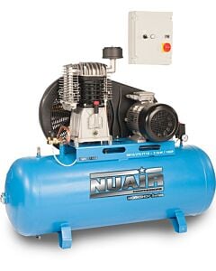 Buy Nuair 270 Litre Professional Blue Star Two-Stage Belt Drive Air Compressor - 38.1 CFM 10 HP by Nuair for only £2,196.00