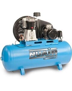 Buy Nuair 270 Litre Professional Blue Star Two-Stage Belt Drive Air Compressor - 29.7 CFM 7.5 HP by Nuair for only £1,570.80