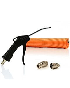 Buy SGS Air Blow Gun Male & Female Couplers & 10m Recoil Air Hose by SGS for only £15.29