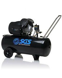 Buy SGS 100 Litre Direct Drive Air Compressor - 14.6CFM 3.0HP 100L by SGS for only £236.78