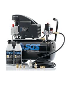 Buy SGS 24 Litre Direct Drive Air Compressor & Starter Kit - 5.5 CFM, 1.5 HP by SGS for only £123.41