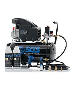 Buy SGS 24 Litre Direct Drive Air Compressor & Staple Gun Kit - 5.5 CFM, 1.5 HP by SGS for only £160.79