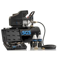 Buy SGS 50 Litre Direct Drive Air Compressor & Ratchet Kit - 9.6CFM 2.5HP 50L by SGS for only £249.89