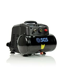 Buy SGS Mighty Mini Direct Drive Oil-Less Air Compressor - 6.3CFM 1.5HP 6L by SGS for only £66.29