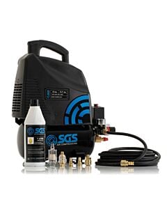 Buy SGS 6 Litre Oil-Less Direct Drive Air Compressor & Starter Kit - 5.7CFM, 1.5HP by SGS for only £104.32