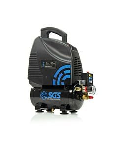 Buy SGS 6 Litre Oil-Less Direct Drive Air Compressor - 5.7CFM, 1.5HP by SGS for only £76.49