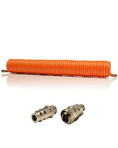 Buy Recoil Air 15m Hose with 1 Male and 1 Female QRC to 1/4 BSPM Connectors by SGS for only £11.21